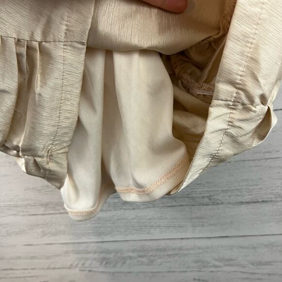 Princess Polly Champagne Sabir Mini Dress Size 6 - Picture 5 of 8